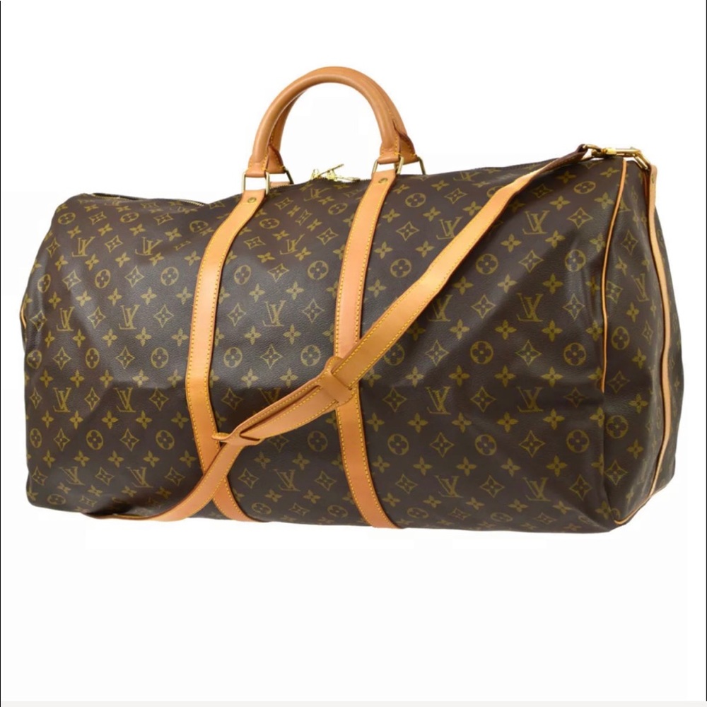 ❤️✈️❤️Authentic Louis Vuitton Keepall Bandoulier 60 - Picture 3 of 15